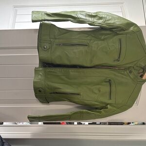Green Leather Jacket